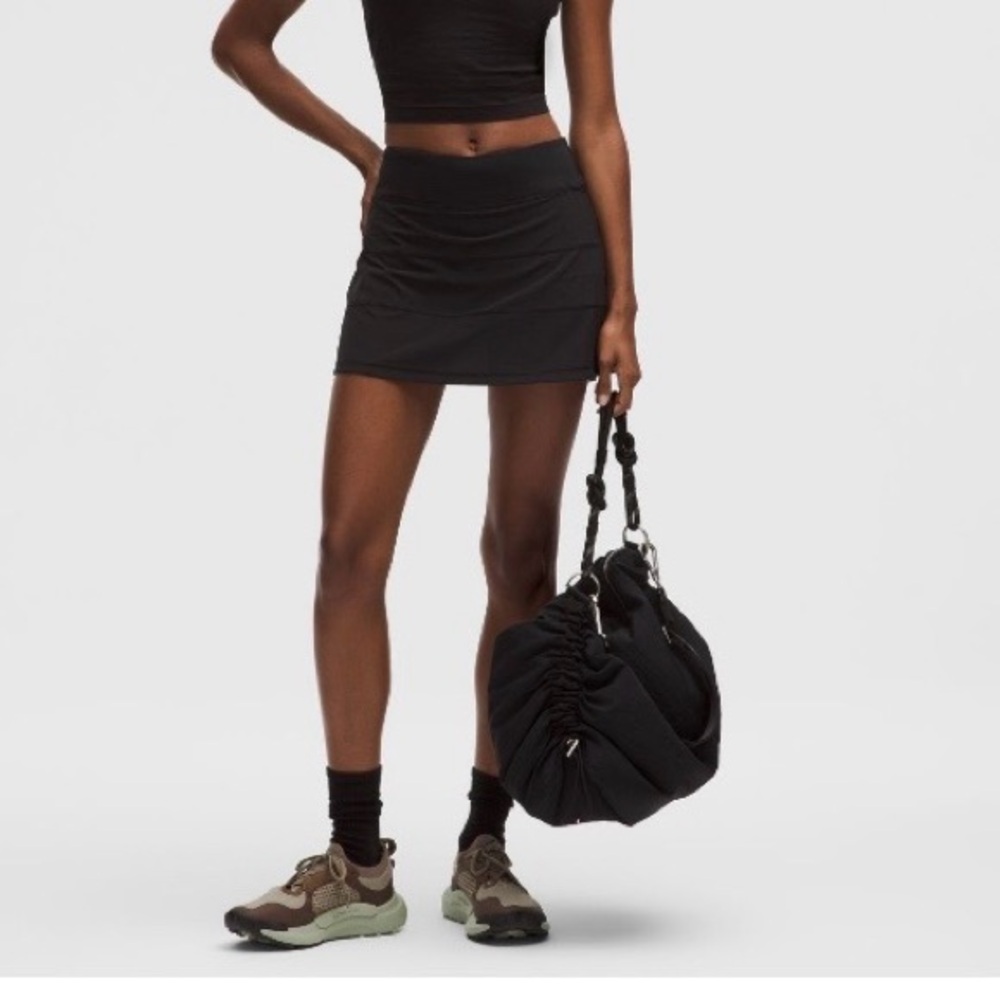 lululemon athletica Black Performance Mini Skirt